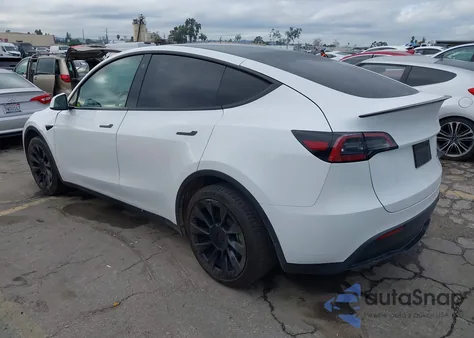 2021 Tesla Model Y Long Range Dual Motor All-Wheel Drive из США, поврежденный, VIN 5YJYGDEE3MF282944